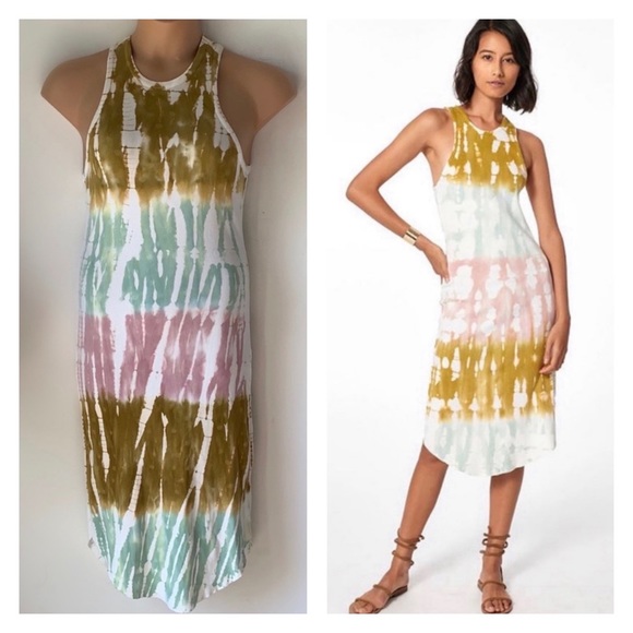YOUNG FABULOUS & BROKE Robbie Tie Dye Tank Dress M - Picture 3 of 11